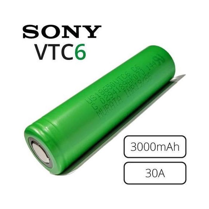 van Komst verschijnen Sony VTC6 18650 Batterij 3000mAh 30-A kopen ? | 'T Damphutje